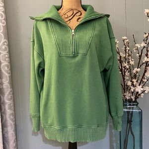 Aerie High Funnel Neck Pullover Sweatshirt